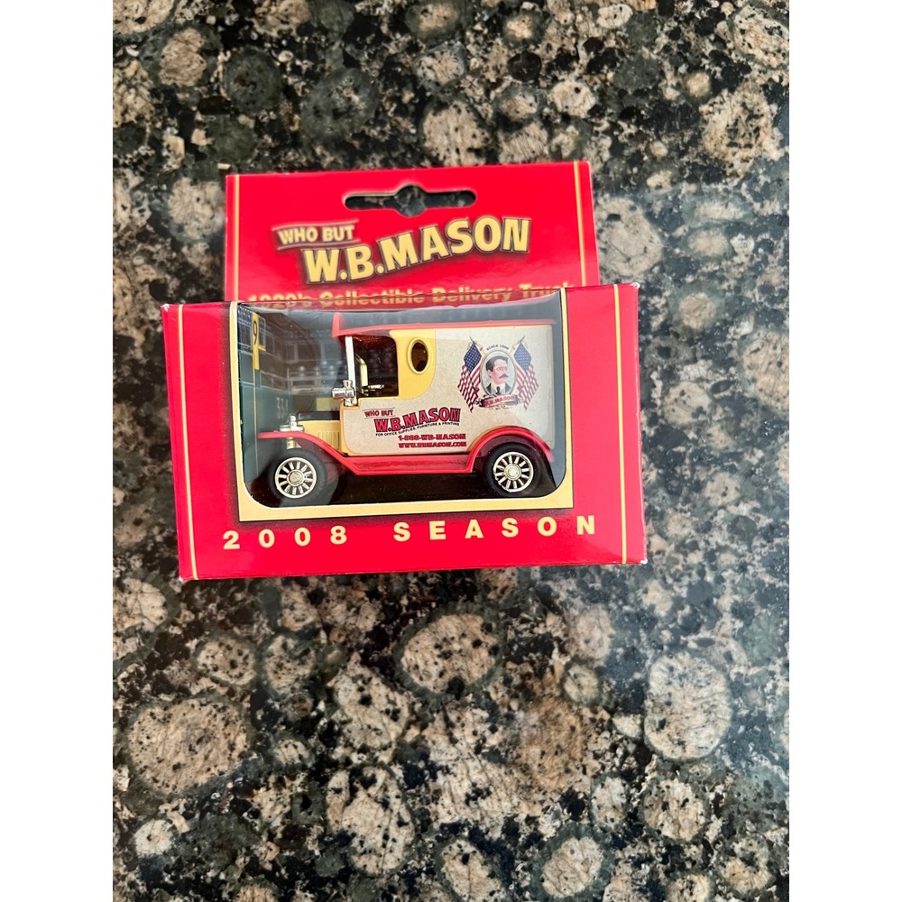 WB Mason 1920s Collectible Delivery Truck 2008 Season Phillies Diecast Toy